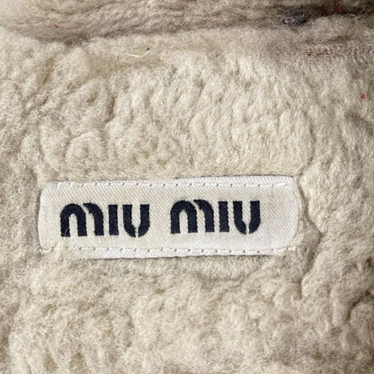 Miu Miu Sandals 36.5 Beige Platform