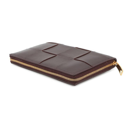 Bottega Veneta Wallet Maxi Intrecciato Zip Around Leather
