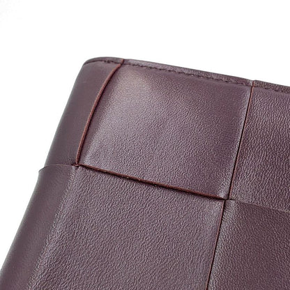 Bottega Veneta Wallet Maxi Intrecciato Zip Around Leather