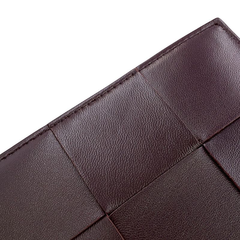Bottega Veneta Wallet Maxi Intrecciato Zip Around Leather