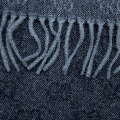 Gucci Scarf Webbing Scarves Blue