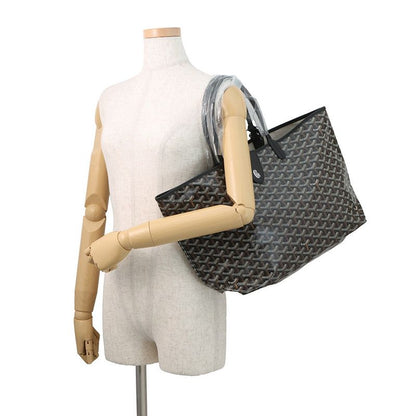 Goyard Tote Saint Louis PM Leather Black with Pouch