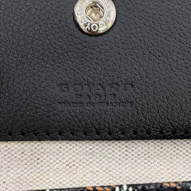 Goyard Tote Saint Louis PM Leather Black with Pouch