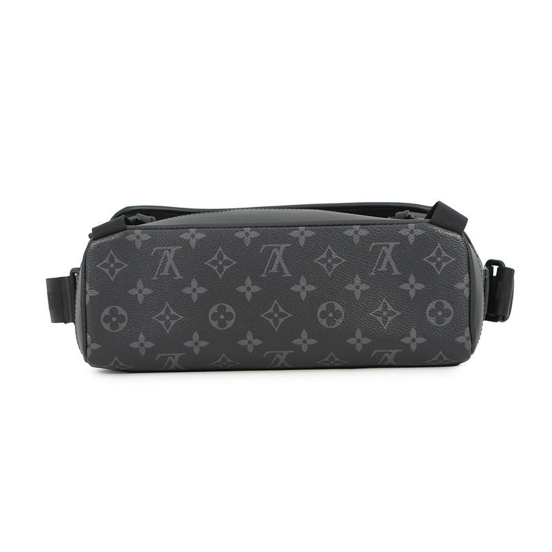 Louis Vuitton Shoulder Bag Monogram Eclipse Messenger Voyage PM Black