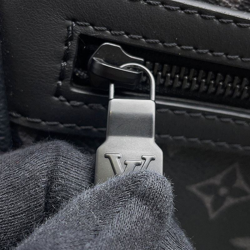 Louis Vuitton Shoulder Bag Monogram Eclipse Messenger Voyage PM Black