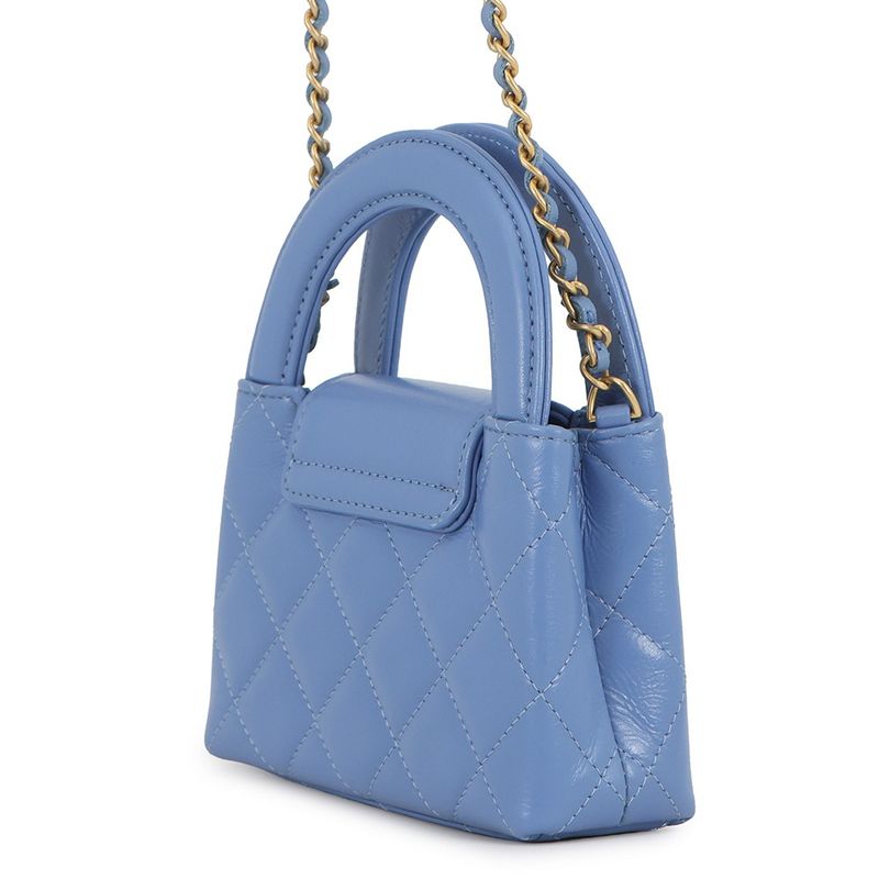 Chanel Chain Shoulder Bag Quilted CC Logo Leather