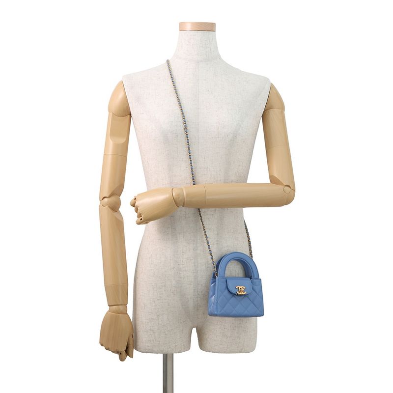 Chanel Chain Shoulder Bag Quilted CC Logo Leather