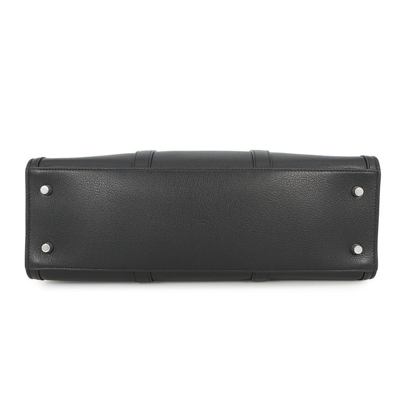 Celine Tote Cabas Marake Sapurkaf Leather Black 2-Way