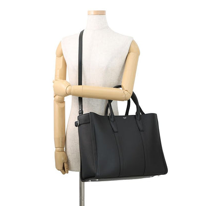 Celine Tote Cabas Marake Sapurkaf Leather Black 2-Way