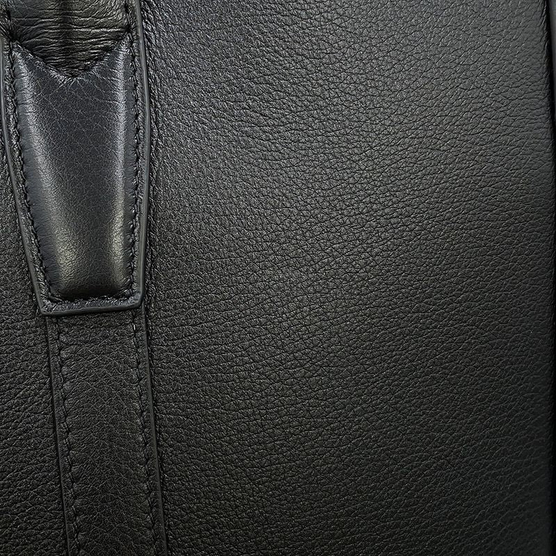 Celine Tote Cabas Marake Sapurkaf Leather Black 2-Way