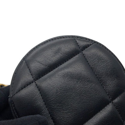 Chanel Chain Shoulder Bag 19 Quilted CC Logo Lambskin Black