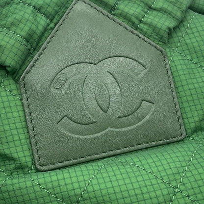 Chanel Backpack CC Logo Quilted Nylon