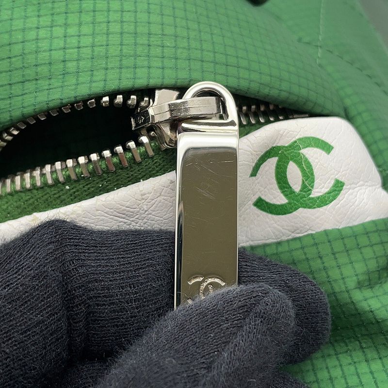 Chanel Backpack CC Logo Quilted Nylon
