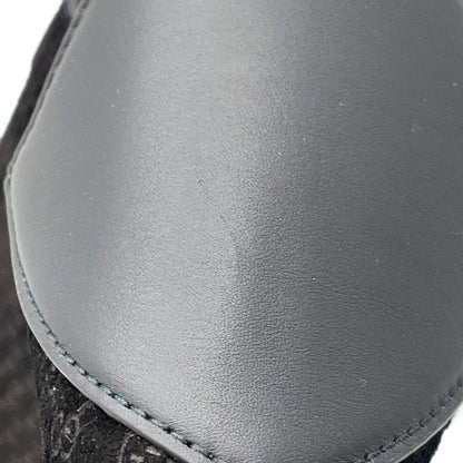 Gucci Shoulder Bag Micro GG Suede Leather B Small 2-Way Black