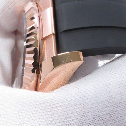 Rolex Sky Pink Gold Roulette Watch Chocolate Dial