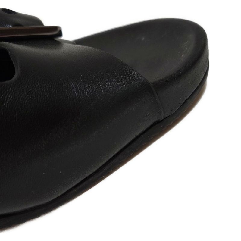 Balenciaga Sandals 39 Black Leather