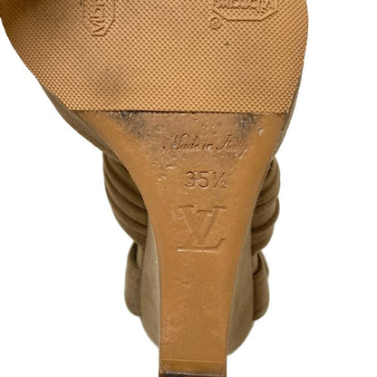 Louis Vuitton Sandals 35.5 Khaki