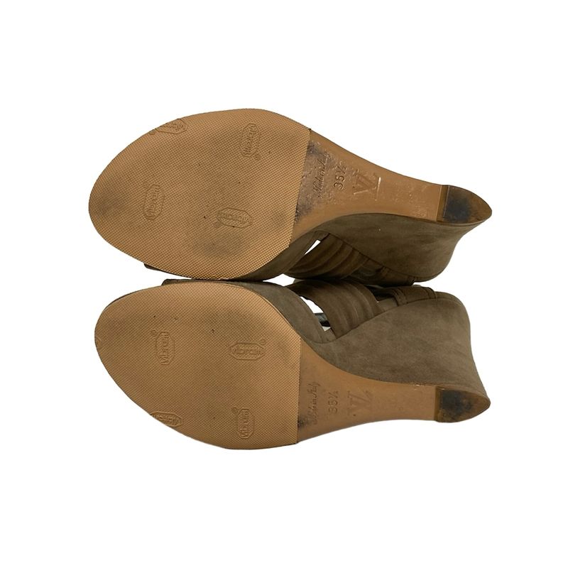 Louis Vuitton Sandals 35.5 Khaki