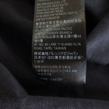 Balenciaga Paris Statue DF Liberty of Distressed Crew Neck Short Sleeve T-Shirt