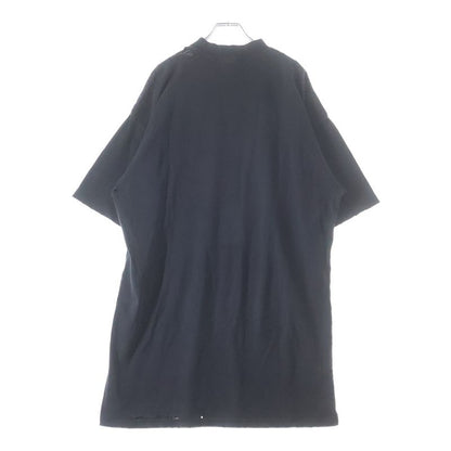 Balenciaga Paris Statue DF Liberty of Distressed Crew Neck Short Sleeve T-Shirt
