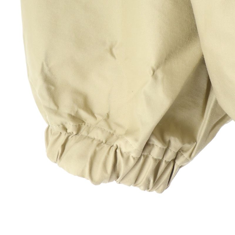 Balenciaga Back Logo Windbreaker Nylon Jacket Beige