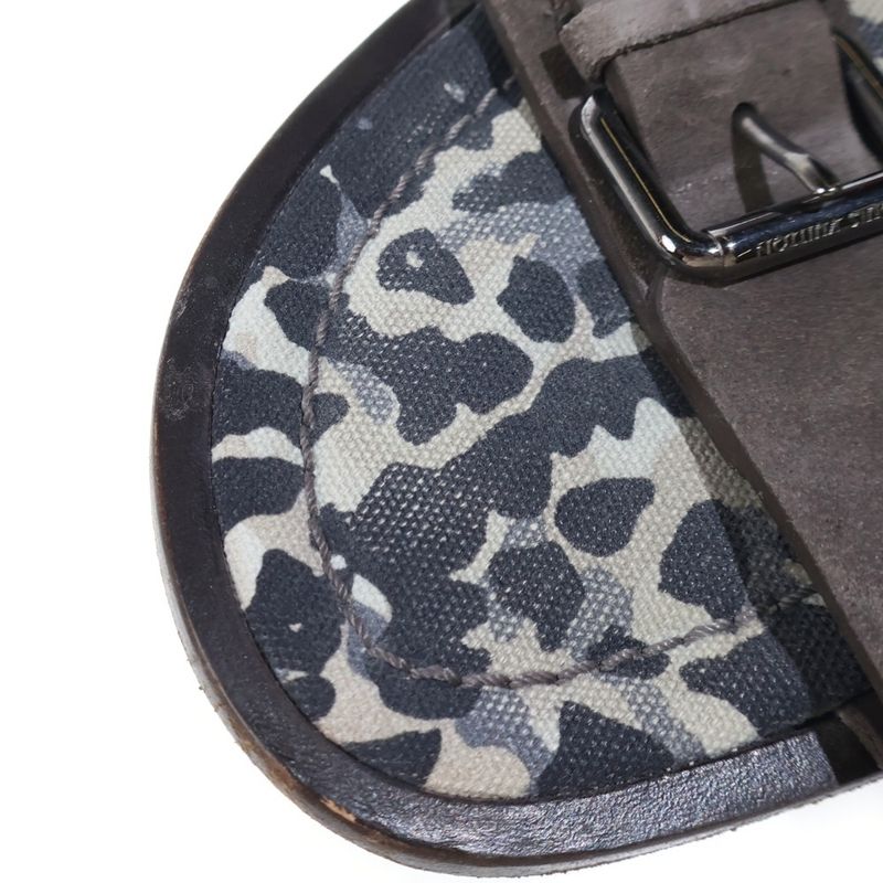 Louis Vuitton Sandals Slippers Suede Leopard Print
