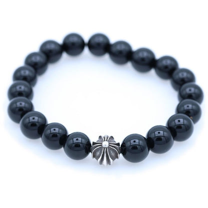 Chrome Hearts Bead Bracelet Black