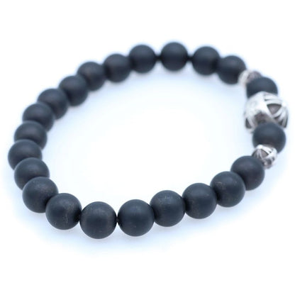 Chrome Hearts Bead Bracelet Black