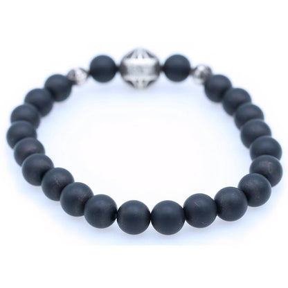 Chrome Hearts Bead Bracelet Black