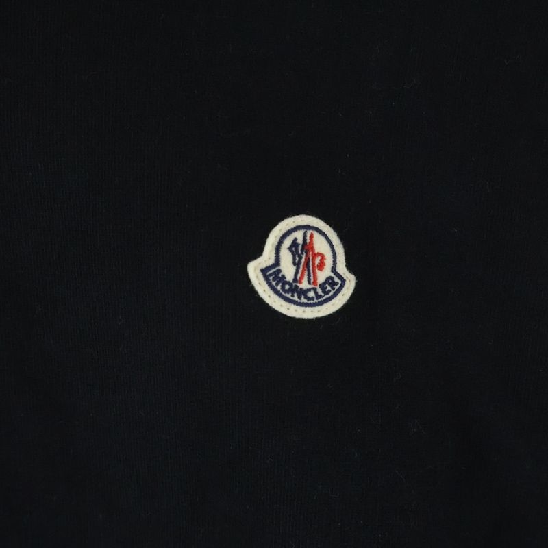 Moncler Felpa Con Pullover Sweatshirt Hoodie Black Sweater