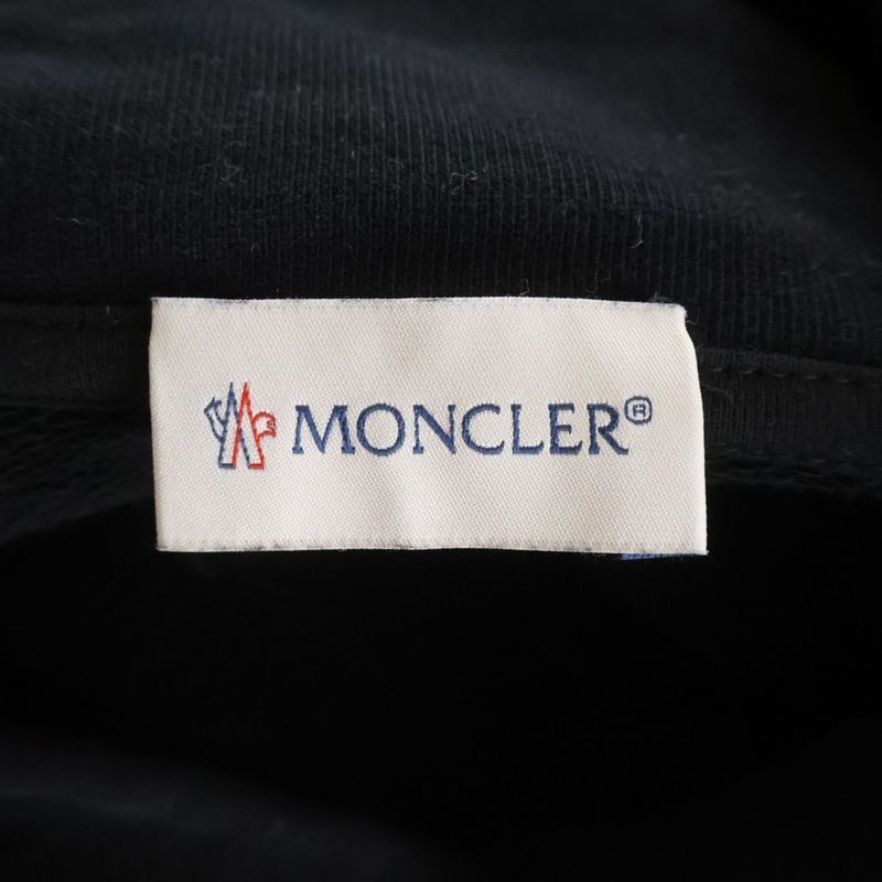 Moncler Felpa Con Pullover Sweatshirt Hoodie Black Sweater