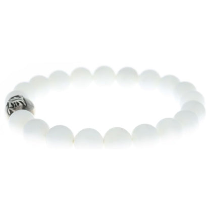Chrome Hearts Bead Bracelet White