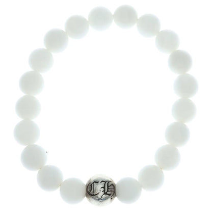 Chrome Hearts Bead Bracelet White