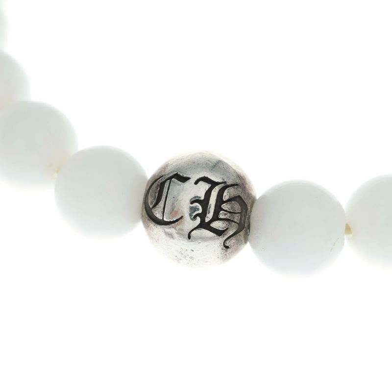 Chrome Hearts Bead Bracelet White