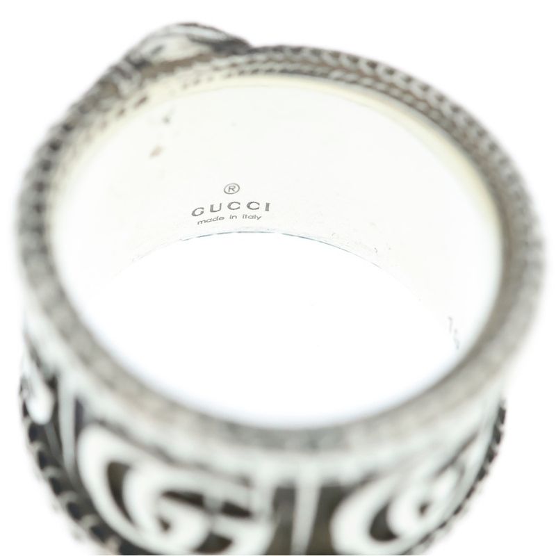 Gucci GG Marmont Snake Silver Ring