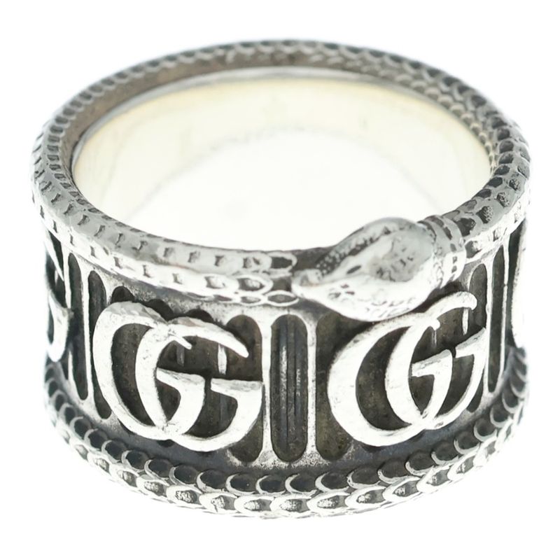 Gucci GG Marmont Snake Silver Ring