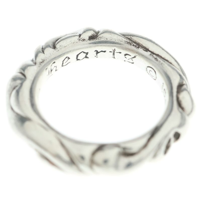 Chrome Hearts Scrl Band Scroll Ring Silver