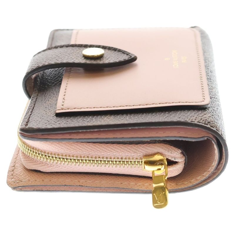 Louis Vuitton Portefeuille Juliette Rose Valley Compact Wallet Bifold Coin Case