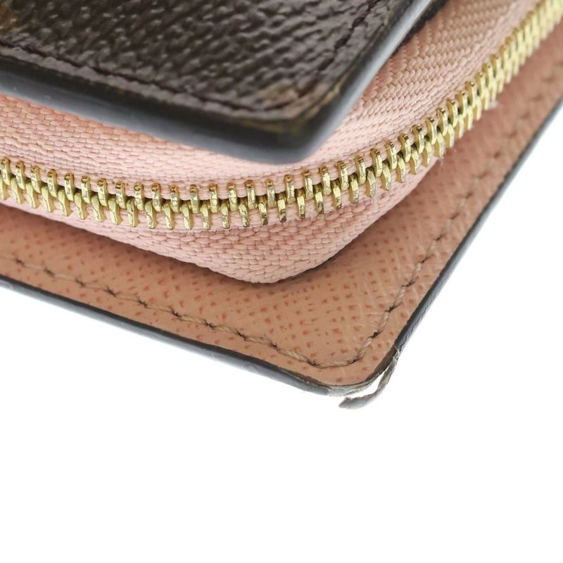 Louis Vuitton Portefeuille Juliette Rose Valley Compact Wallet Bifold Coin Case