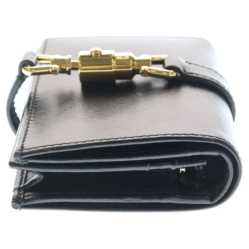Gucci Jackie Bifold Wallet Black Leather