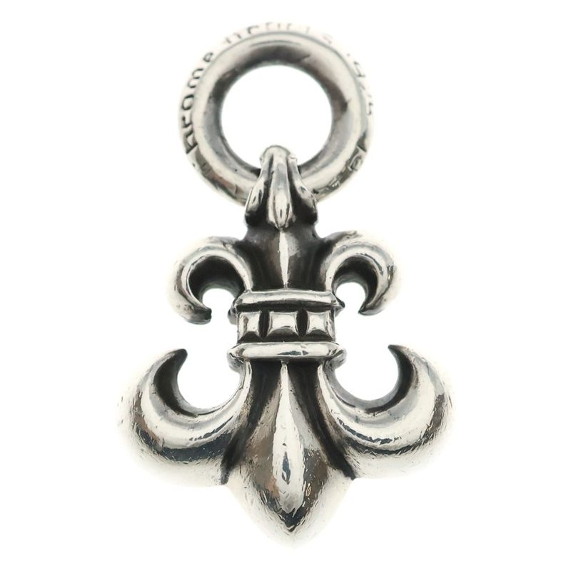 Chrome Hearts BS Fluer Charm BS Silver Necklace Top