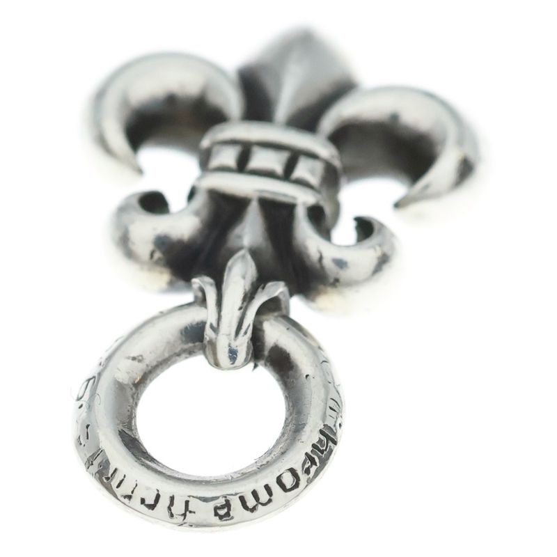 Chrome Hearts BS Fluer Charm BS Silver Necklace Top