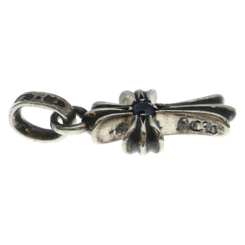 Chrome Hearts Crs Bbyfat Sap Baby Fat Cross Double Sided 1 Saffiano Pendant Top