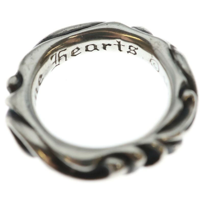 Chrome Hearts Scrl Band Scroll Ring Silver