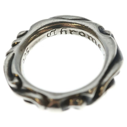 Chrome Hearts Scrl Band Scroll Ring Silver