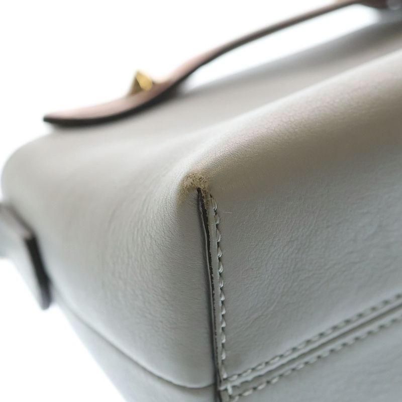 Fendi by the Way Mini 2-Way Mini Shoulder Bag Light Blue Pink Beige Leather