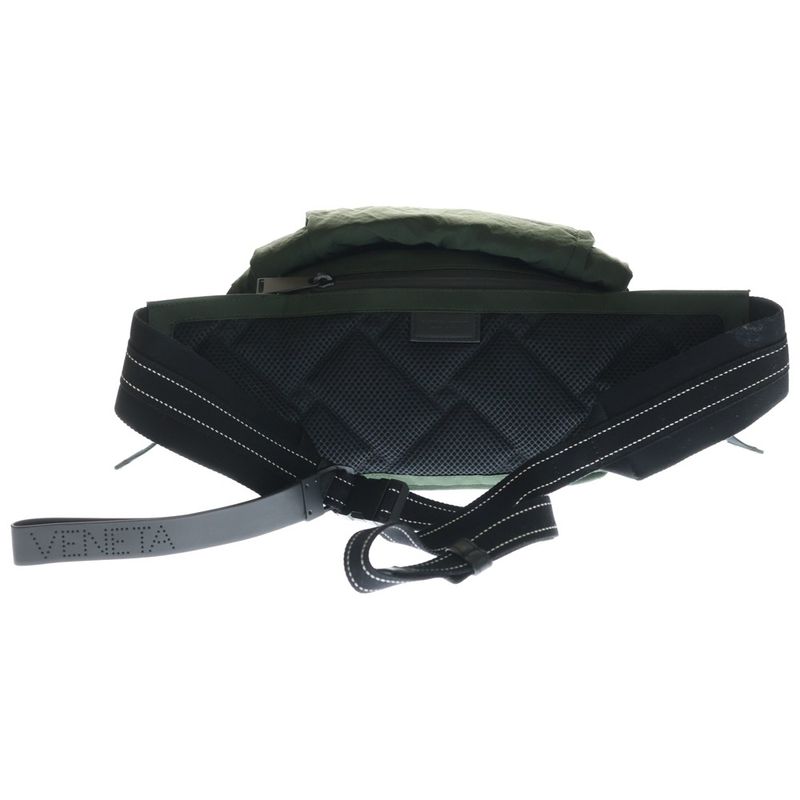 Bottega Veneta Waist Bag Green Black Nylon