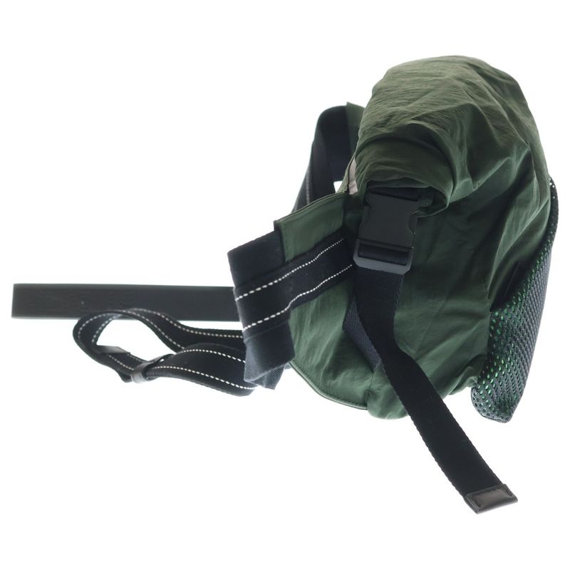 Bottega Veneta Waist Bag Green Black Nylon