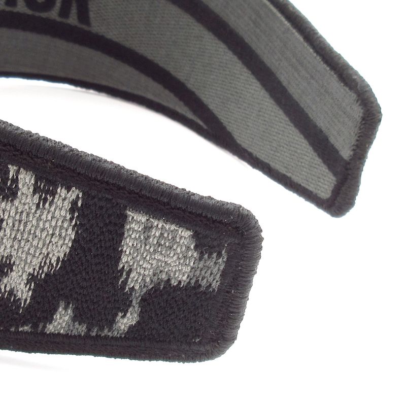 Dior Headband Black Dark Gray Leopard Print