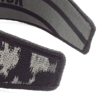 Dior Headband Black Dark Gray Leopard Print